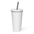 Insulated Tumbler with a Straw