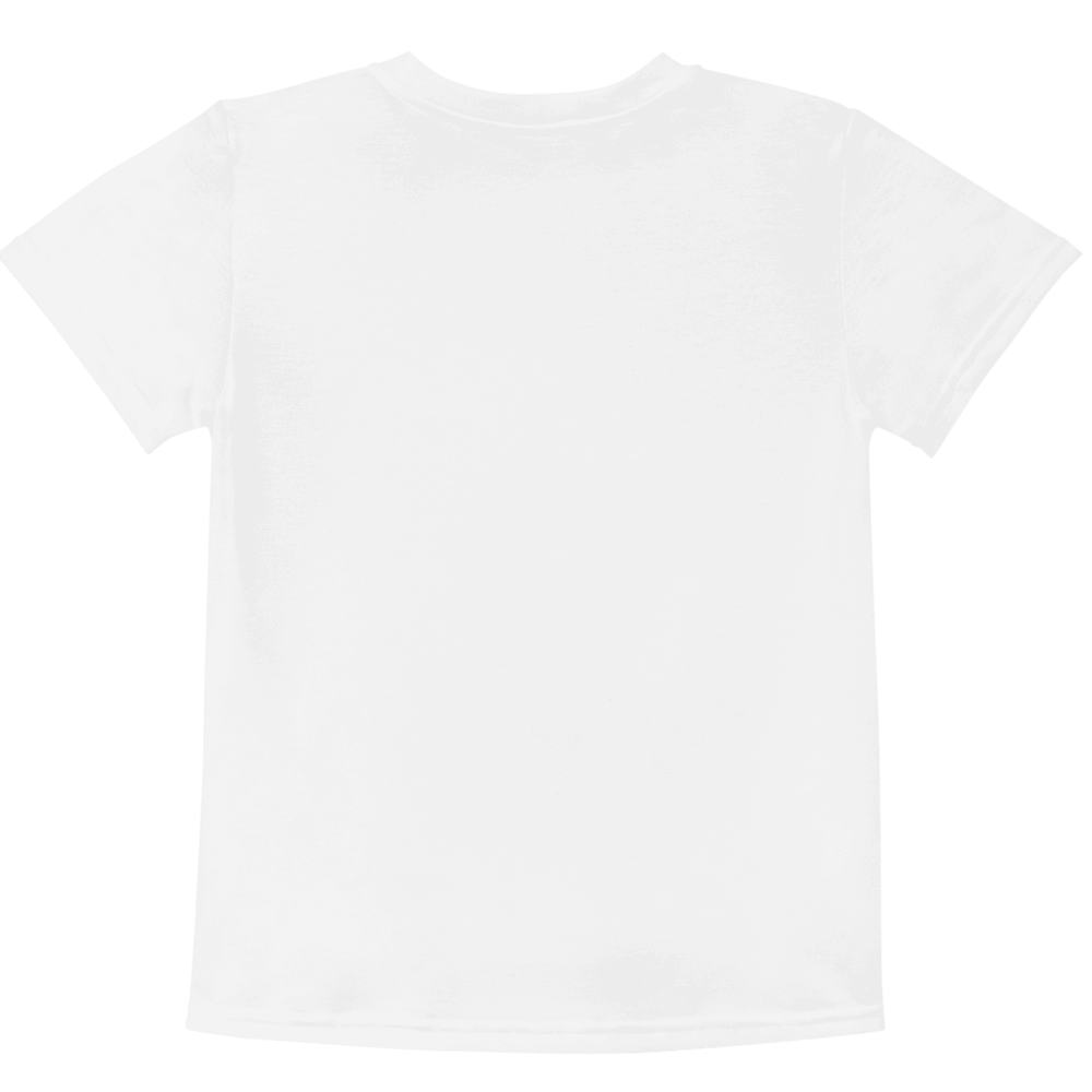 All-Over Print Kids Cotton Crew Neck T-Shirt