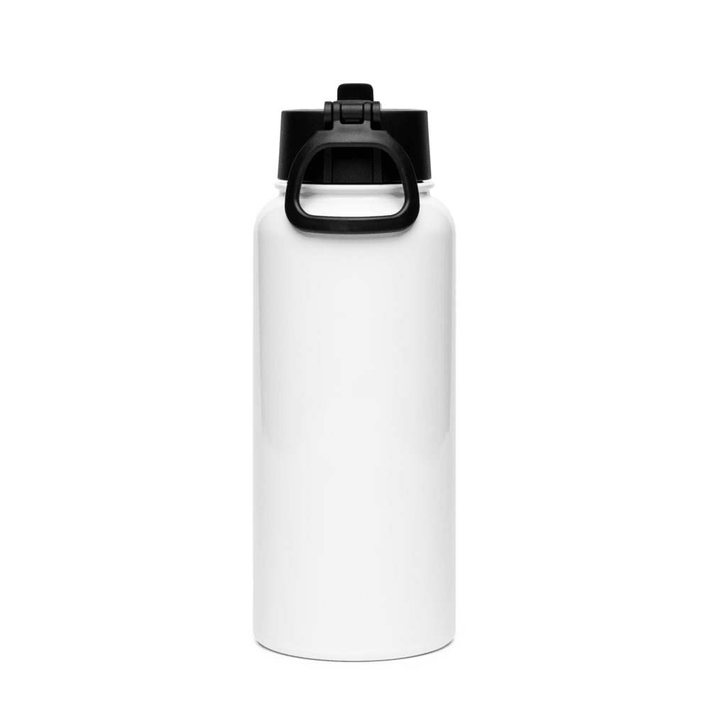 Stainless Steel Water Bottle with a Straw Lid