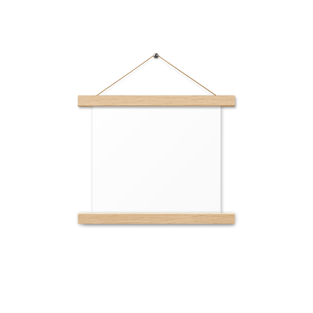 Enhanced Matte Paper Poster With Hanger (in)