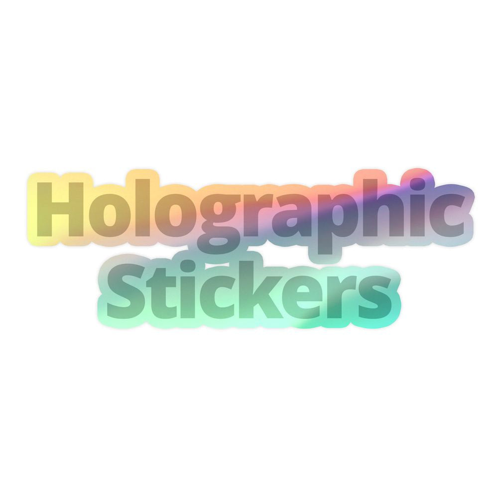 Kiss-Cut Holographic Stickers