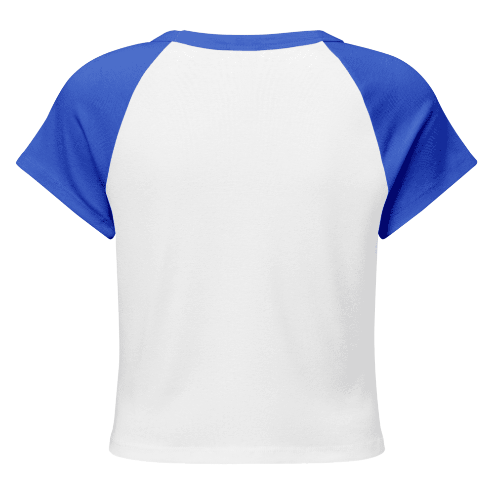 Women's Micro Rib Raglan Baby Tee | Bella + Canvas 1201